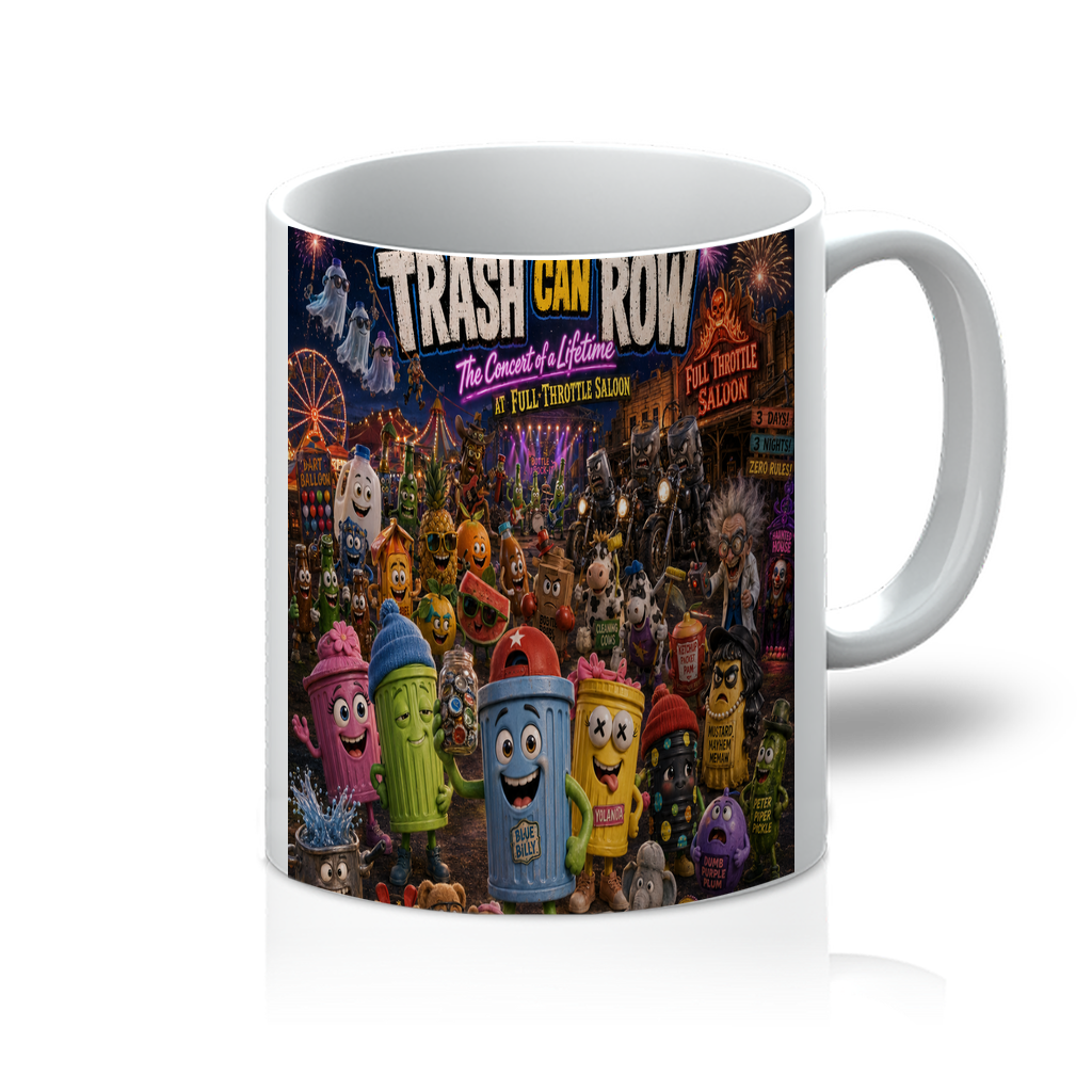 Trash Can Row: Concert for a Lifetime – 11oz Mug