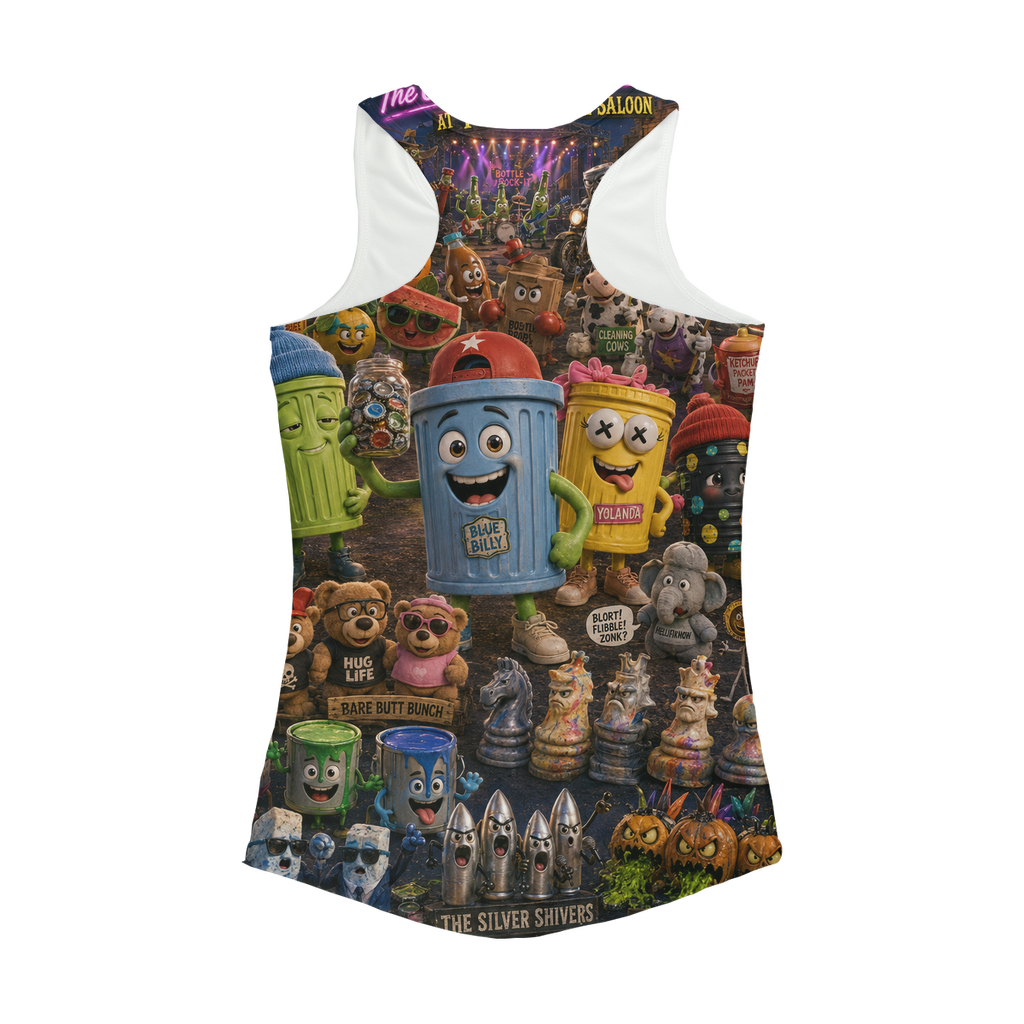 Trash Can Row: Concert for a Lifetime – Women Performance Tank Top