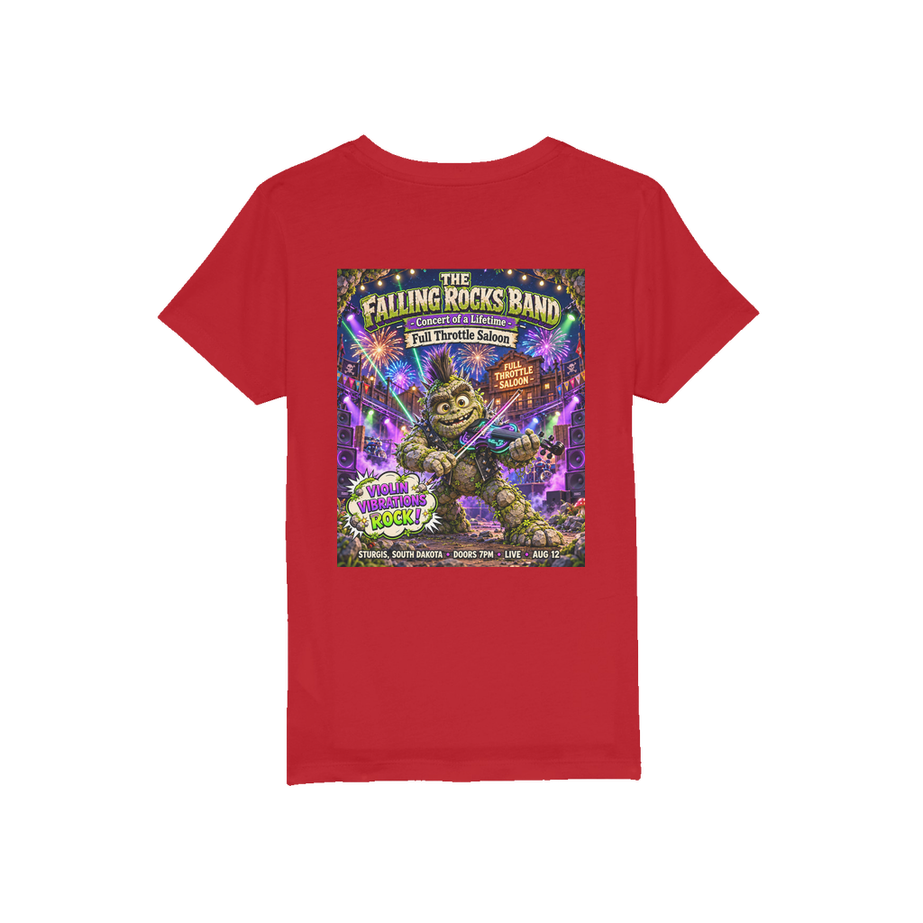 Falling Rocks COllection Organic Jersey Kids T-Shirt