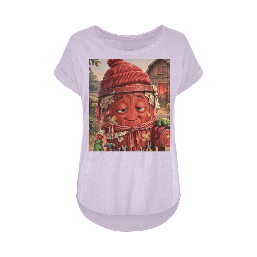 Trash Can Row Women's Long Slub T-Shirt XS-5XL