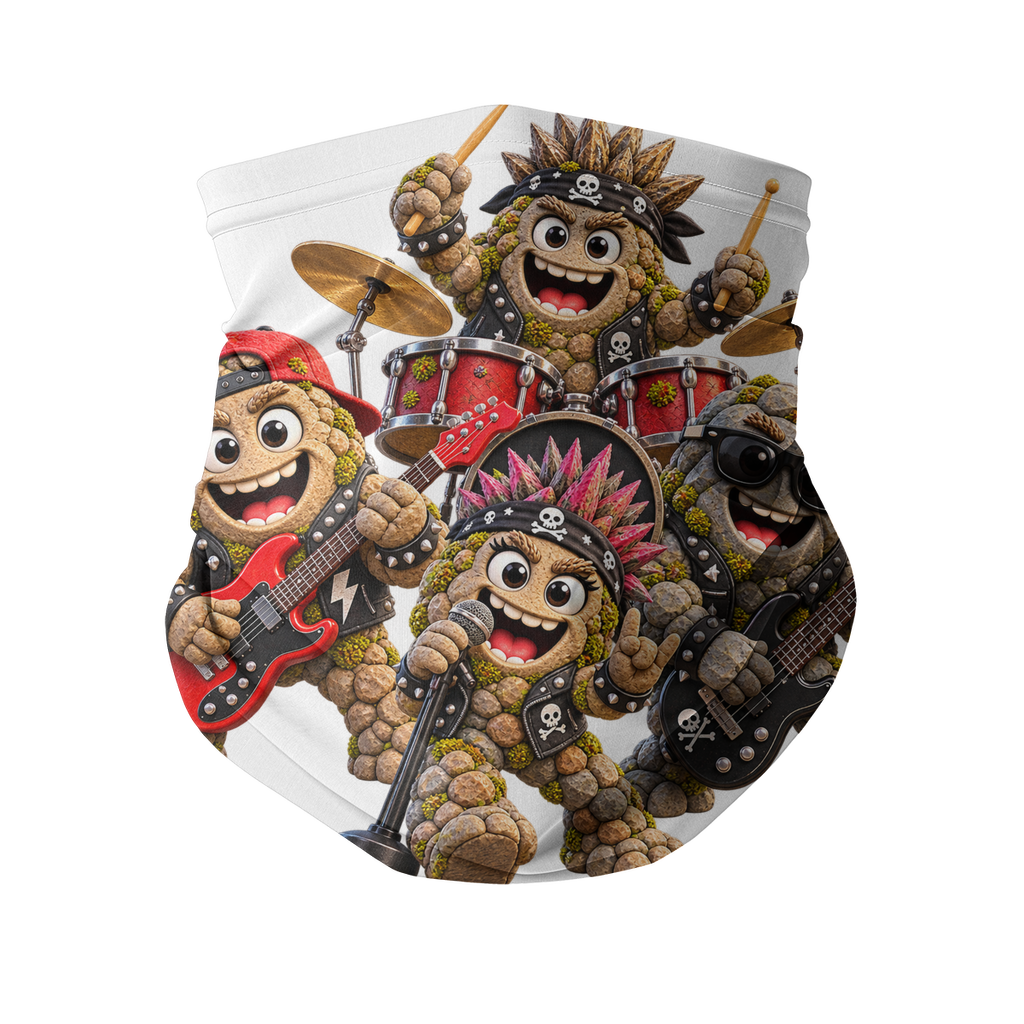 Falling Rocks Collection Sublimation Neck Gaiter