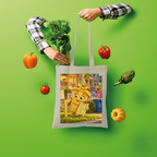 Trash Can Row Shopper Tote Bag