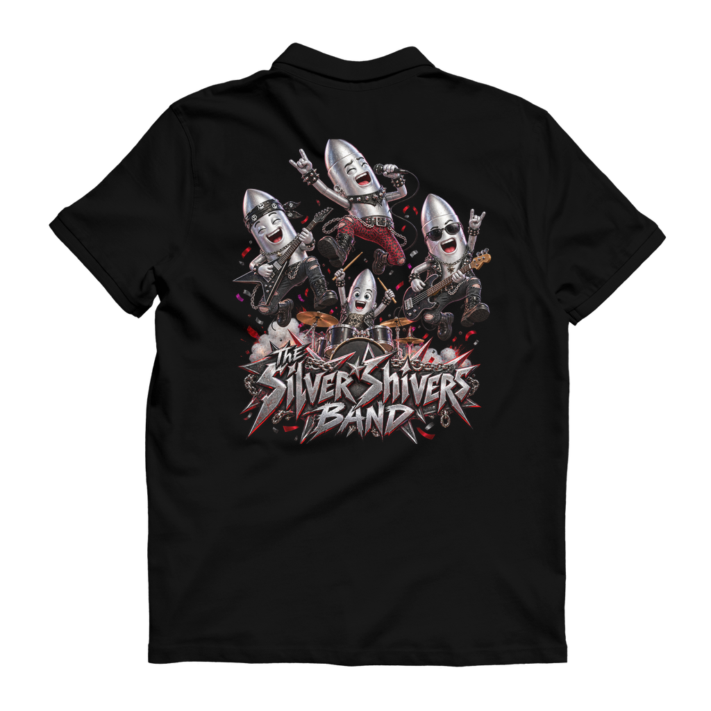 The Silver Shivers Band Premium Adult Polo Shirt