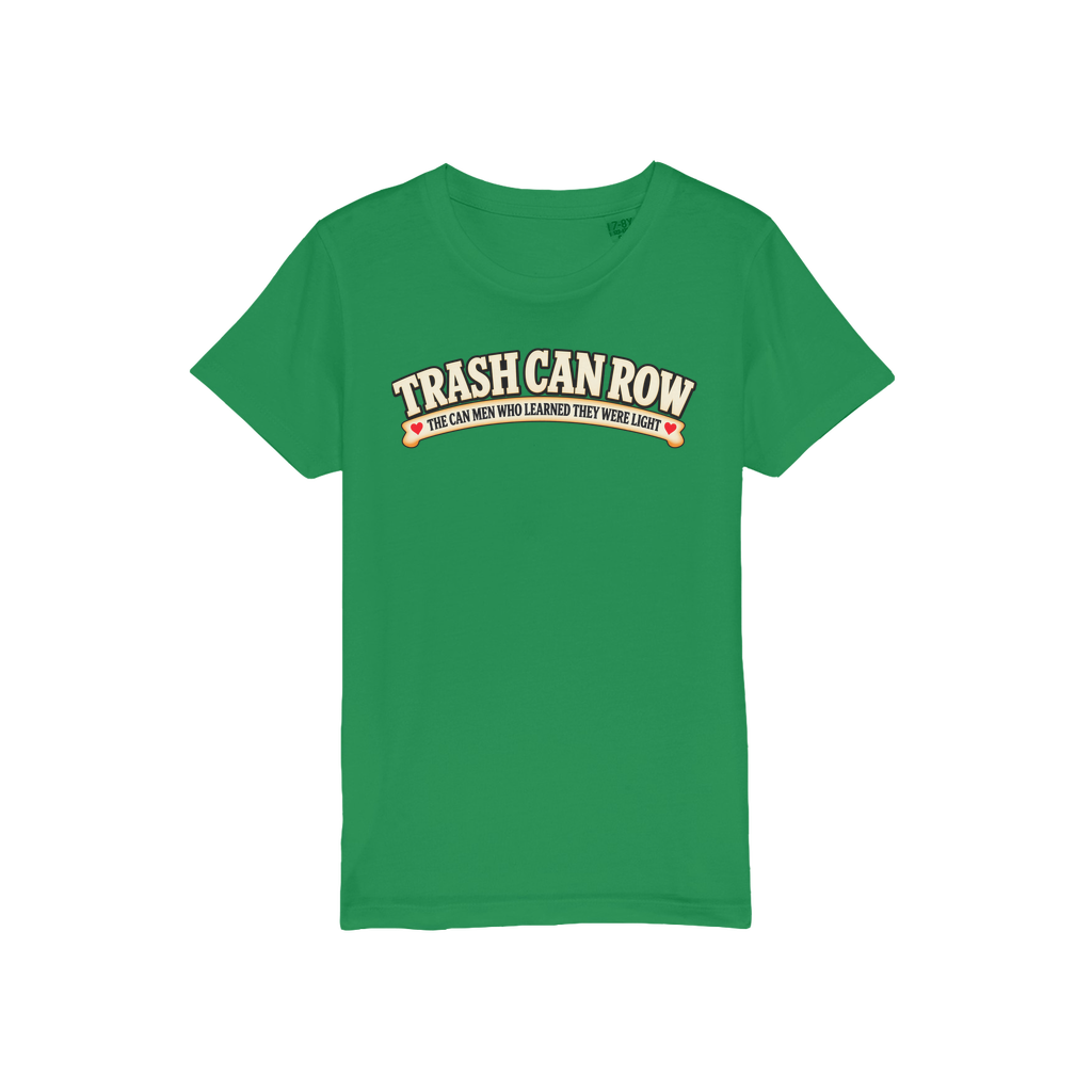 Trash Can Row Organic Jersey Kids T-Shirt