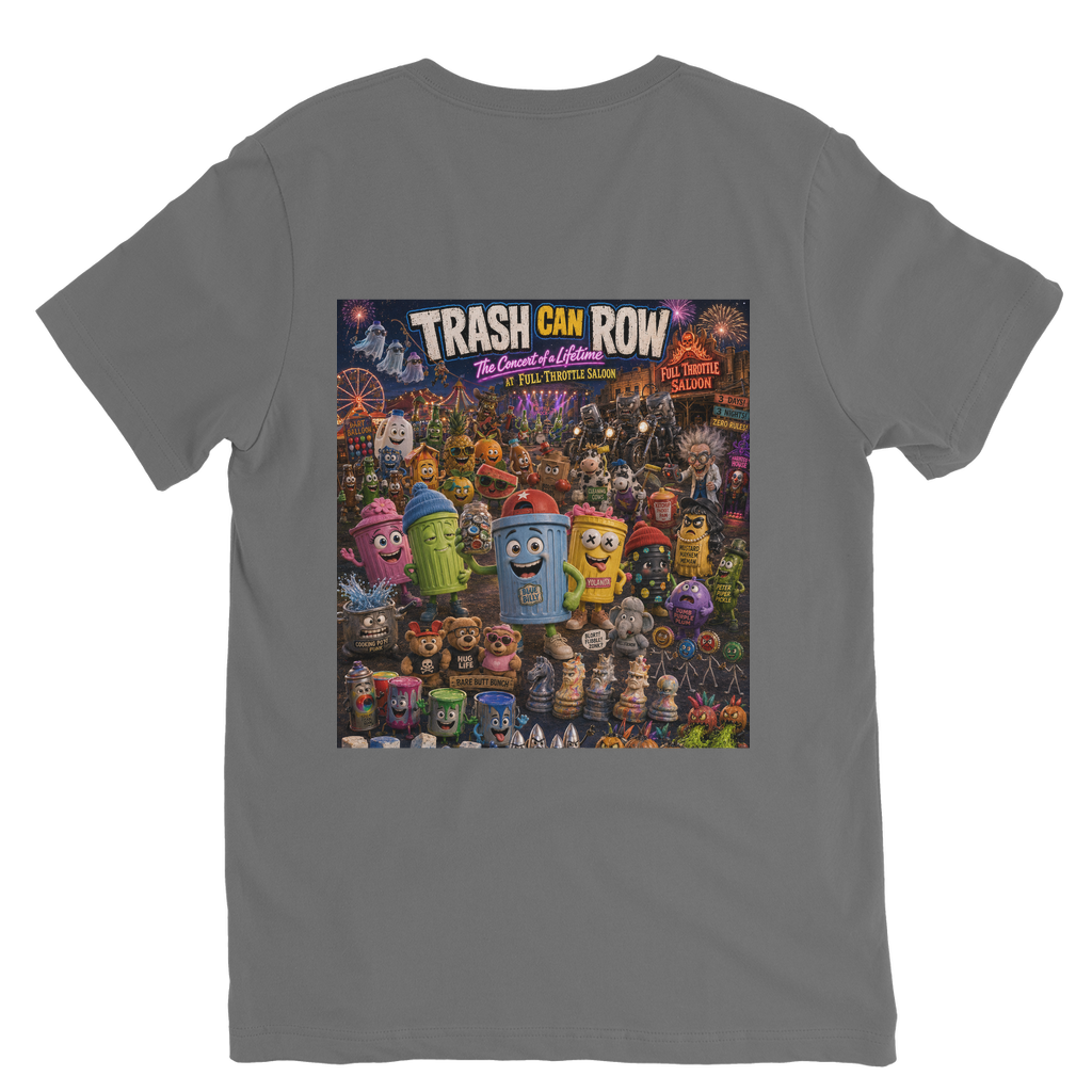 Trash Can Row: Concert for a Lifetime – Classic V-Neck T-Shirt