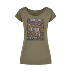 Trash Can Row CONCERT FOR A LIFETIME Wide Neck Women's T-Shirt XS-5XL