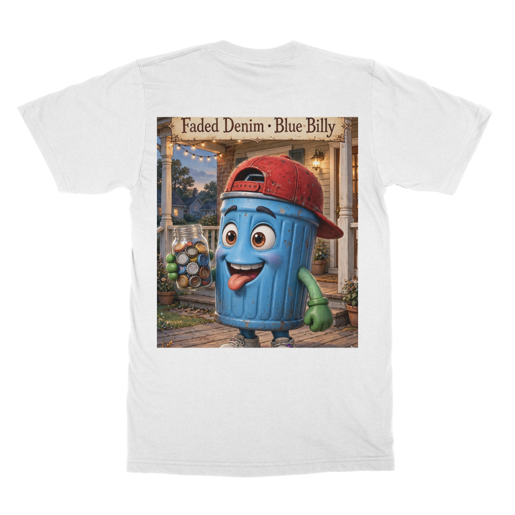 Trash Can Row – Classic Heavy Cotton Adult T-Shirt