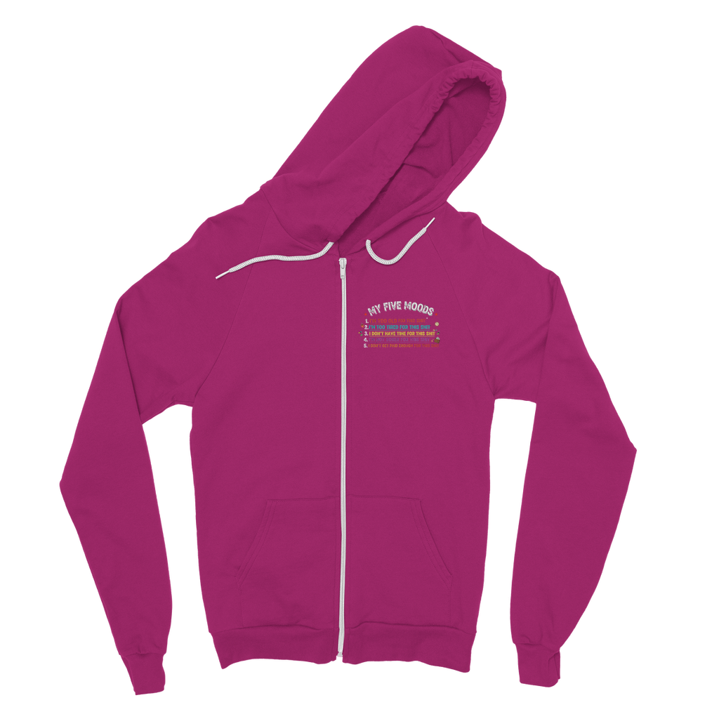 SARCASM 105 Classic Adult Zip Hoodie