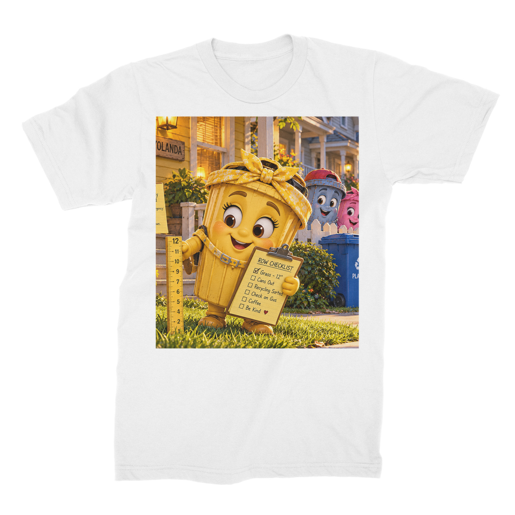 Trash Can Row Unisex Cotton T-Shirt