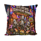 The Silver Shivers Band Throw Pillows