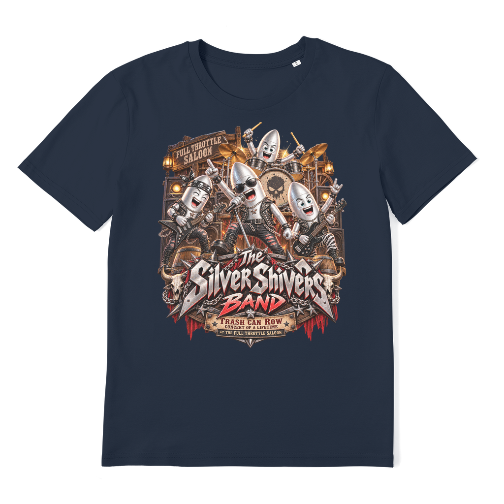 The Silver Shivers Band Premium Organic Adult T-Shirt