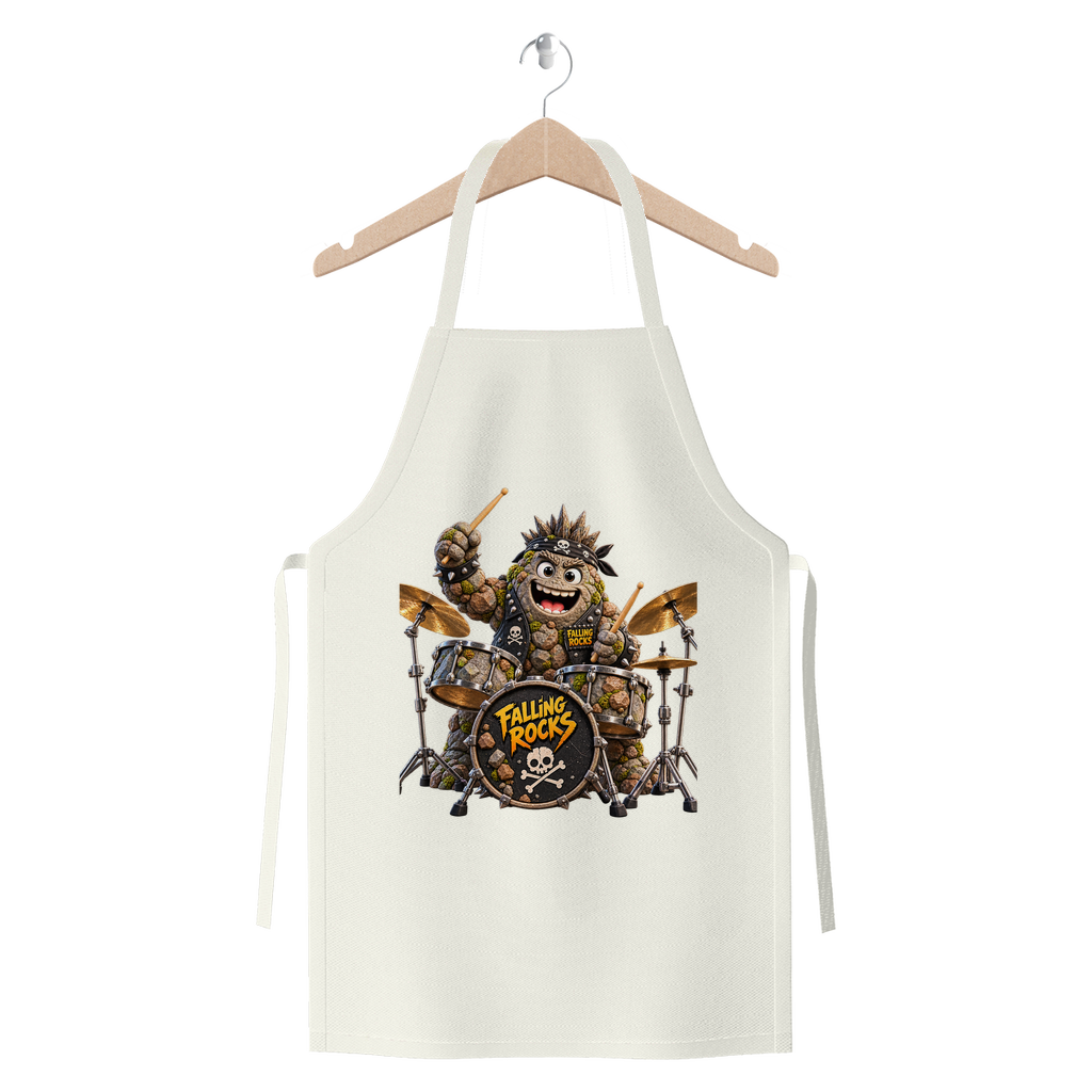 Falling Rocks COllection Premium Jersey Apron