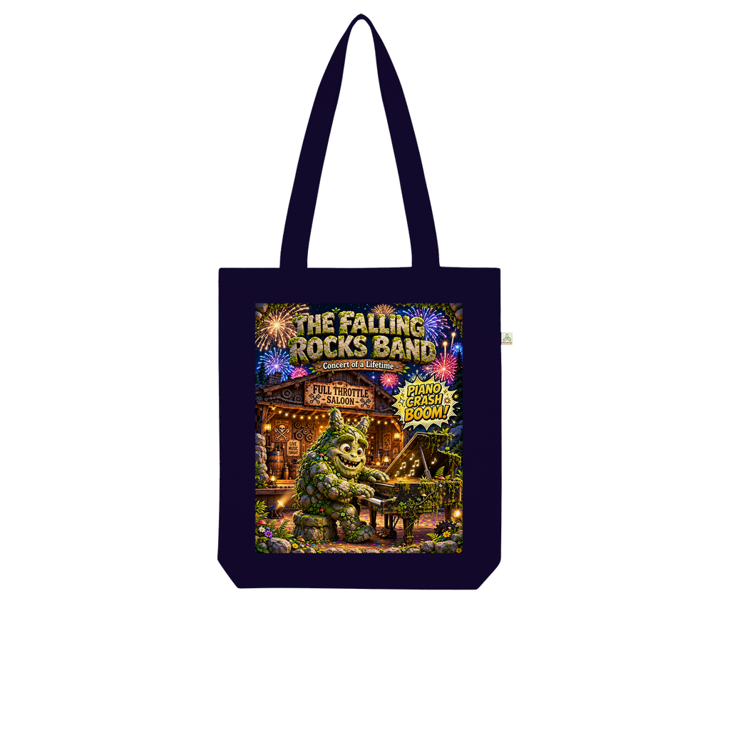 Falling Rocks COllection Organic Tote Bag