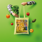 Trash Can Row Shopper Tote Bag