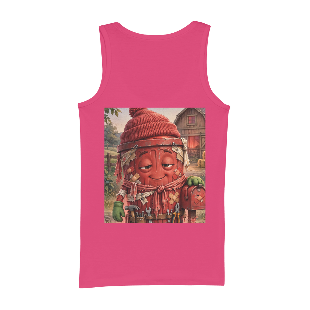 Trash Can Row Organic Jersey Women's Tank Top