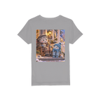Trash Can Row Organic Jersey Kids T-Shirt