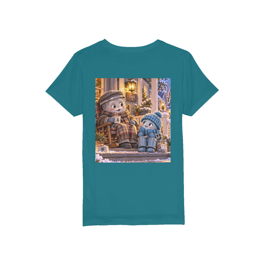 Trash Can Row Organic Jersey Kids T-Shirt
