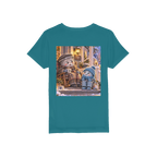 Trash Can Row Organic Jersey Kids T-Shirt