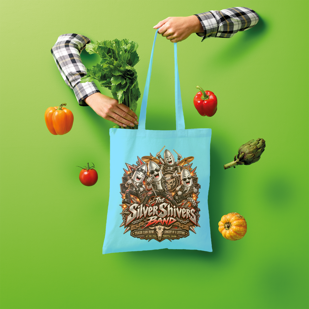 The Silver Shivers Band Shopper Tote Bag