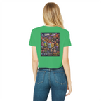Trash Can Row: Concert for a Lifetime – Classic Women's Cropped Raw Edge T-Shirt