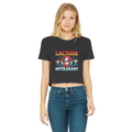 AOB Classic Women's Cropped Raw Edge T-Shirt