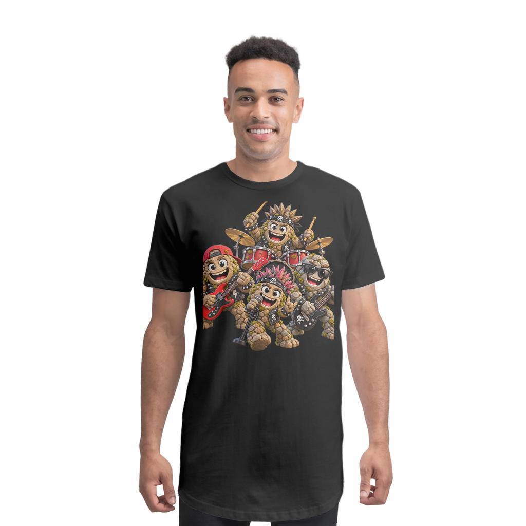Falling Rocks Collection Premium Long Body T-Shirt