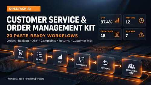 OpsStack AI Customer Service & Order Management paid cover