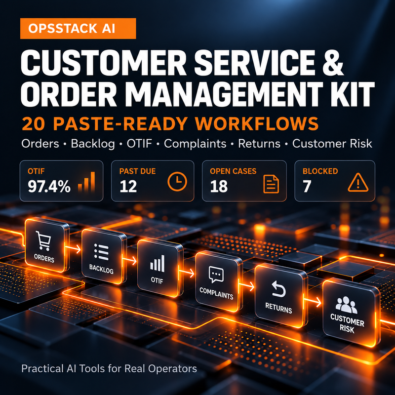 OpsStack AI Customer Service & Order Management paid thumbnail