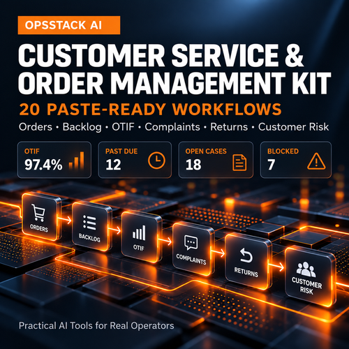 OpsStack AI Customer Service & Order Management paid thumbnail