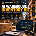 OpsStack AI Warehouse & Inventory Intelligence — Gumroad matching paid thumbnail