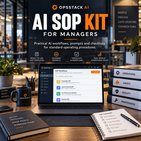 OpsStack AI SOP Kit paid thumbnail matched to Gumroad