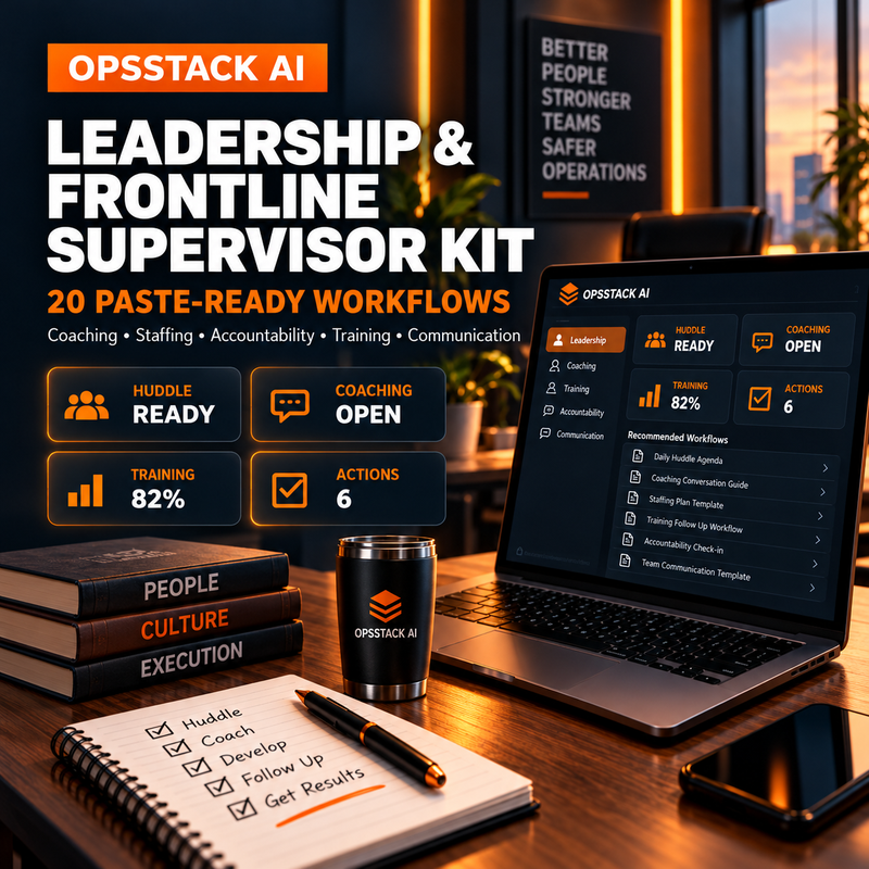OpsStack AI Leadership and Frontline Supervisor paid thumbnail