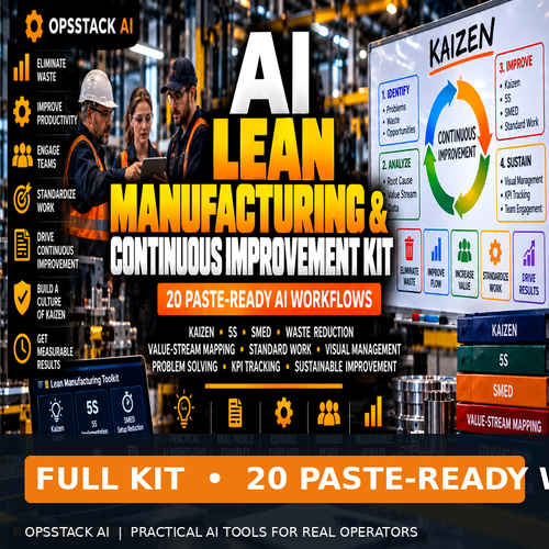 OpsStack AI Lean Manufacturing and Continuous Improvement paid thumbnail