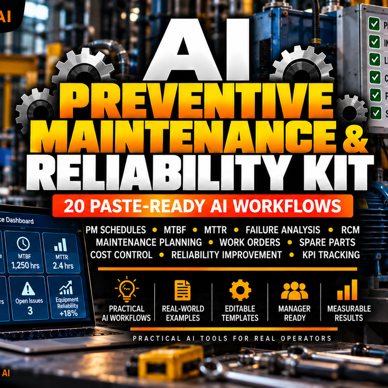 OpsStack AI Preventive Maintenance and Reliability Kit paid thumbnail
