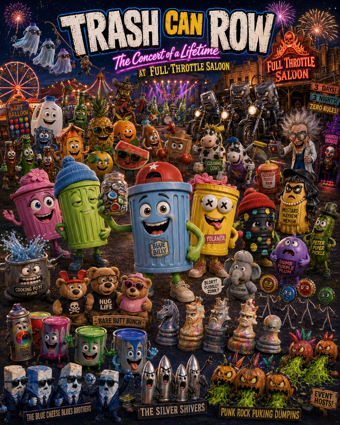 Trash Can Row - The Concert of a Lifetime cover art